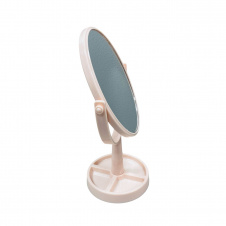 Зеркало косметическое A-PLUS 704 HB h-30 см Розовый