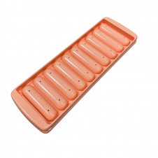 Форма для льоду Stenson SC-256 23,5x7,7x2,2 см Персиковий