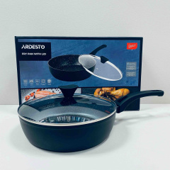 Сковорода з скляною кришкою Ardesto Gemini Livorno AR1224A Premium 24 см Чернігів
