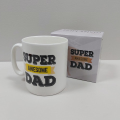 Чашка керамическая OLens 3234 800 мл Super awesome dad XXL Полтава