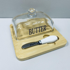Маслянка на підставці з ножем A-PLUS 7345 Butter Київ