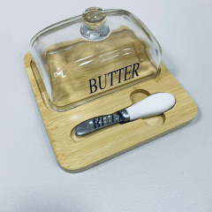 Маслянка на підставці з ножем A-PLUS 7345 Butter Київ