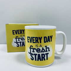 Чашка керамическая OLens 3227 800 мл Every day is a fresh start XXL Киев