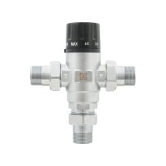 Трехходовой смесительный клапан Raftec 3/4" НН латунь (RTSM02) Шепетівка