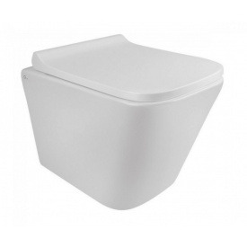 Qtap Tern безобідковий з сідінням Soft-close QT1733052ERW