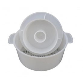 Форма для сиру із пресом до 1,3 кг пластикова Консенсус 2696