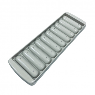 Форма для льоду Stenson SC-256 23,5x7,7x2,2 см Бежевий