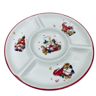 Менажниця керамічна BonaDi DM779-X 26 см Гноми