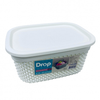 Корзина для хранения Ucsan Рlastik M-1162 3,3 л Белый