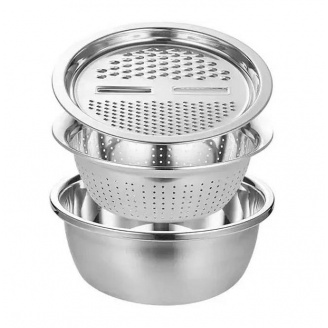 Набор кухонный A-PLUS 2217 3в1 26 см Нержавеющая сталь