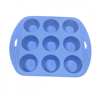 Форма для випікання кексів A-PLUS 1984 27x21,5x3 см Блакитний
