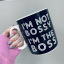 Чашка керамическая OLens 3240 800 мл I'm not bossy I'm a boss XXL Винница