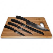 Набор ножей Berlinger Haus Black Rose Collection Черный 5 предметов BH-2503