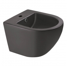 Підвісне біде Qtap Robin 495х370х325 Matt black (QT1355046FMB)