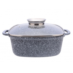 Каструля квадратна ZAUBERG Мрамор 1228 6,5 л Сірий SN 00090554 Вінниця
