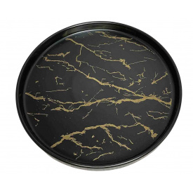 Блюдо фарфоровое круглое Bona Di 805-713 Мраморная роскошь 25,5x25,5x2,8 см