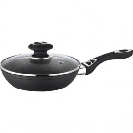 Сковорода Bohmann із 3-шаровим мармуровим покриттям 28 см Чорний BH 9512-28