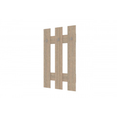 Вішалка для одягу Doros Н1 Дуб Cонома 65х3,2х115 (41510009) Київ