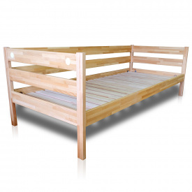 Ліжко Дюна бук натуральний, 90х190, Акрилові матеріали (Лак)