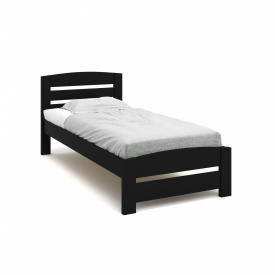 Ліжко Техас бук чорний лак, 90х200