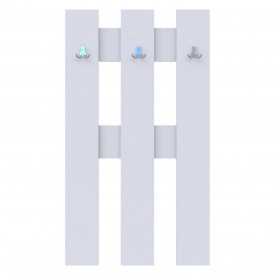 Вішалка для одягу Doros Н1 Білий 65х3,2х115 (41510008)