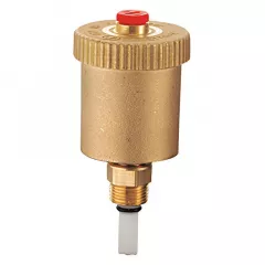 Воздухоотводчик GIACOMINI 1/2″ автоматический прямой, латунь (R99IY003) Ровно