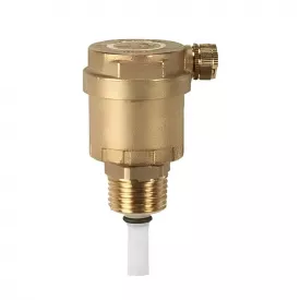 Воздухоотводчик GIACOMINI 1/2″ автоматический прямой, латунь (R88IY003)