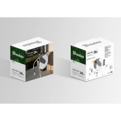 Катушка автоматическая со шлангом 1/2" 20м и аксессуарами WHITE LINE Bradas Косів