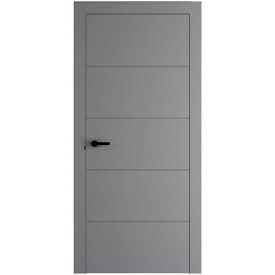 Крашеные двери межкомнатные Серая Модель 715 глухая