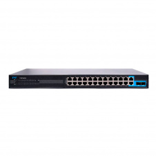 PoE-комутатор TVT 28-портовий TD-B2224S1-PGA з 24 портами PoE