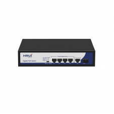 POE комутатор 6-ти портовий HongRui HR901-AXG-411NS