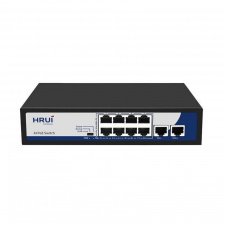 POE комутатор 10-ти портовий HongRui HR900-AF-82GN