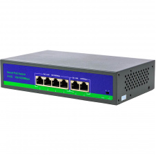 PoE комутатор PowerPlant 4ch 100Mbps+2G uplink