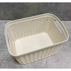 Корзина 21*16*14 см 3,3 л белая роза Ал-Пластик М-093 Киев