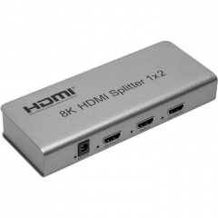 Спліттер PowerPlant HDMI 8K 1x2 (HDSP8K-2) Вознесенськ