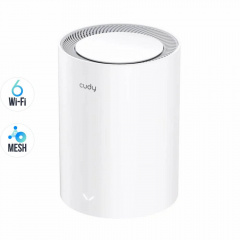 Mesh-маршрутизатор Cudy M3000 V2.0 WiFi 6 2.5G White (1-Pack) дводіапазонний Бушево