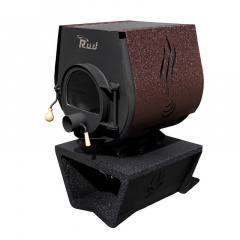 Булерьян RUD Pyrotron Кантри 10 кВт 200м3 с варочной поверхностью П-01 + стекло Киев
