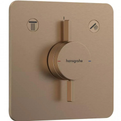 Змішувач для душу Hansgrohe DuoTurn прихований монтаж Brushed Bronze (75414140) Бородянка
