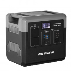 Портативна електростанція 2Е Syayvo 2400 Вт, 2560 Вт/год, WiFi/BT, паралельне підключення Калуш