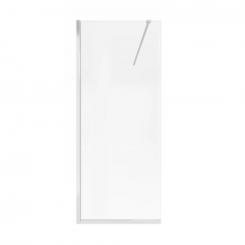Душевая перегородка Qtap Walk-In STANDARD 90x200, неподвижная, хром (STDCRM209C8)