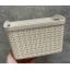 Корзина 21*16*14 см 3,3 л белая роза Ал-Пластик М-093 Киев