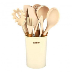 Набір кухонного приладдя 11 предметів Magio MG-1142 Beige Хмельницький