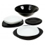 Сервиз столовый Luminarc Carine Black-White 19 предметов 1491 (2381) LUM АН Киев