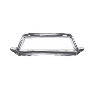 Масленка-сырница стеклянная 18,7*7,8 см Ardesto AR2603BD