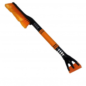 Щітка зі скребком автомобільна для снігу та льоду 60 см Ucsan Plastik М-135 помаранчевий