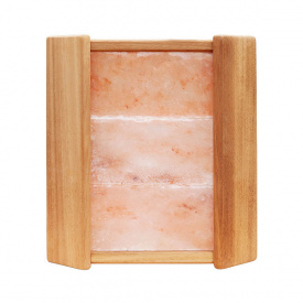 Огородження для світильника кутове з гімалайською сіллю, термолипа