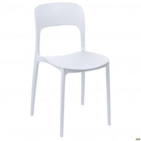 Пластиковий стілець Joy білого кольору
