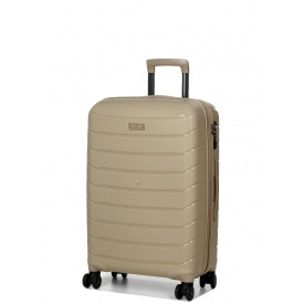 Чемодан дорожный Snowball 61303 Cologne M 59,5 л 66х42x24 см Шампань