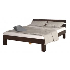 Дерев'яне ліжко Джені Меблі-Сервіс 160х200 см венге на ламелях