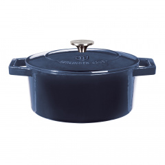 Каструля чавунна 20 см 2,75 л Berlinger Haus Aquamarine Collection (BH-6521) Ізюм